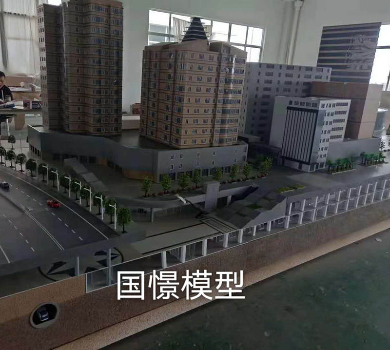 曲城市建筑模型