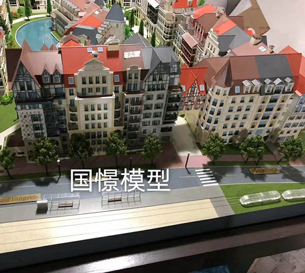 曲城市建筑模型